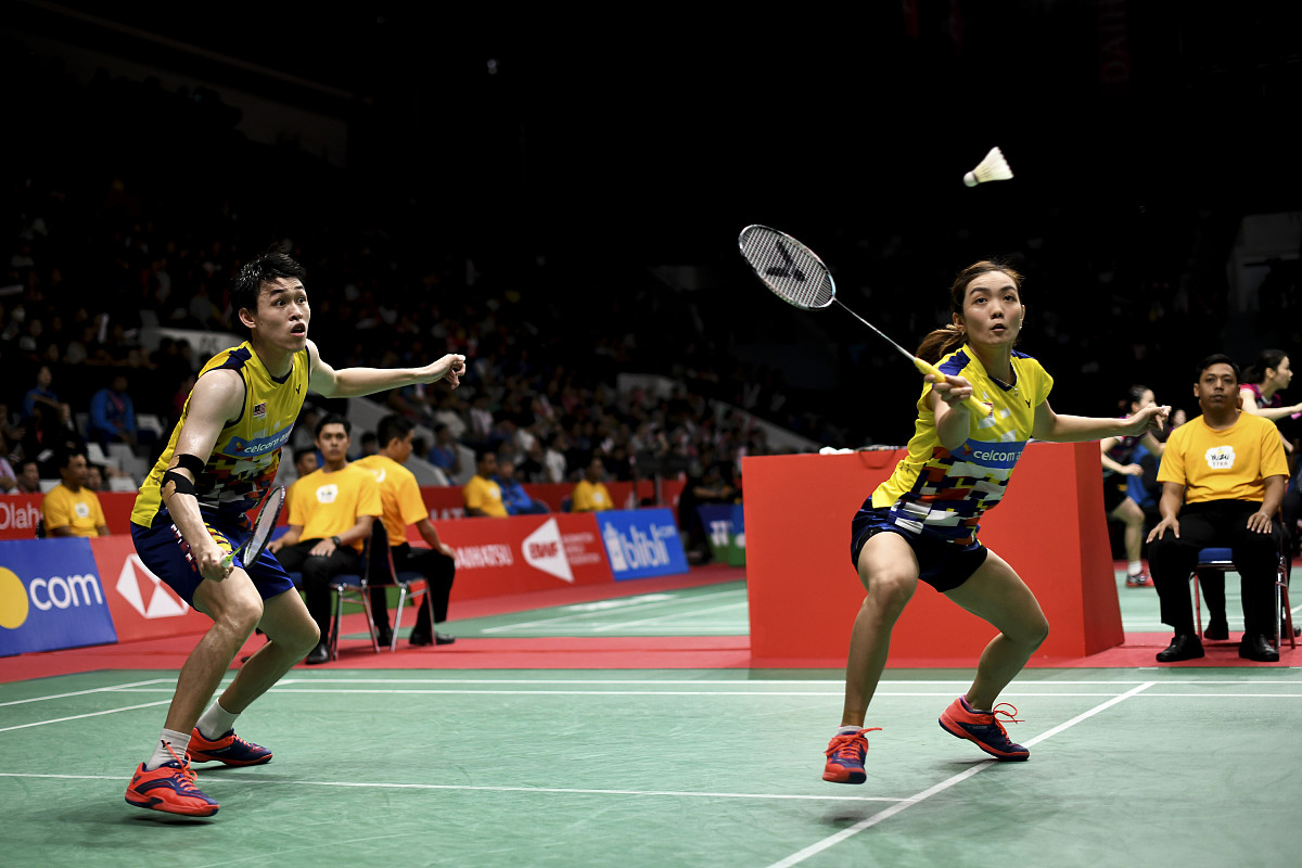 泰国羽毛球队爆冷印尼羽毛球队，马琳送出助攻